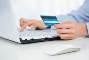 paying online with card