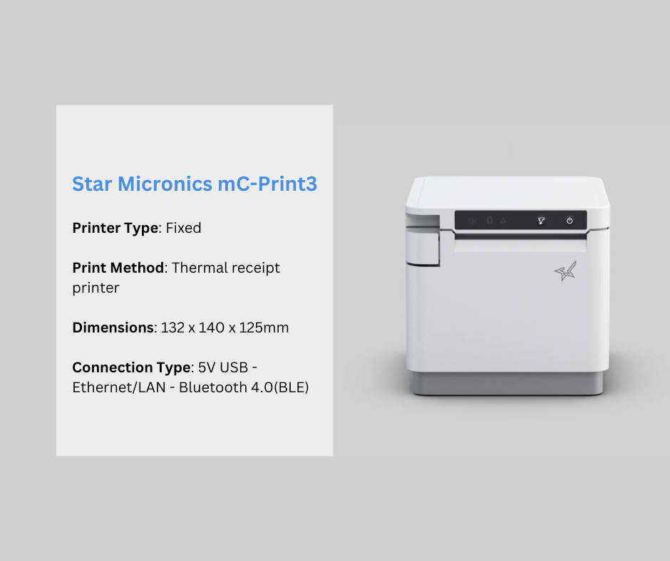 Star Micronics mC-Print3 receipt printer